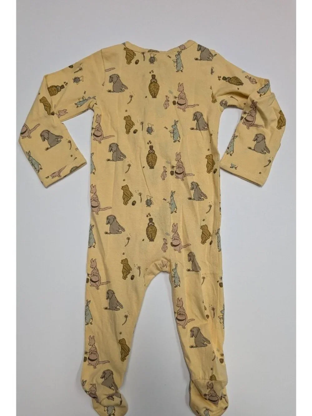 Kate Quinn Organic Cotton Winnie the Pooh & Friends Zipper Footie Zippy 6-9